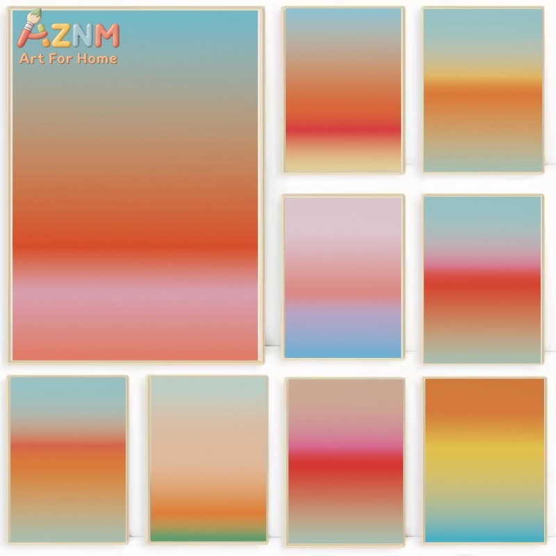 Photography Nature - AZNM Seni Dinding Kanvas Aura Gradien