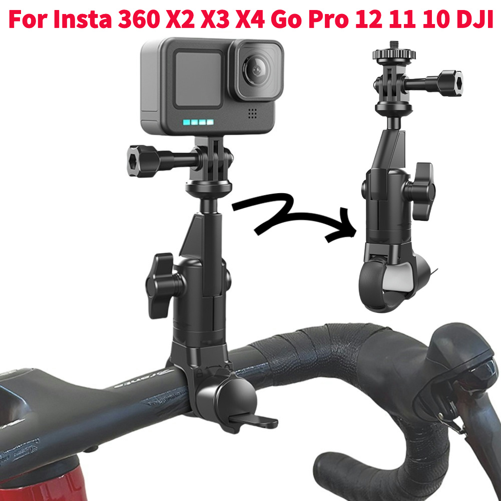 Insta360 Camera X4 - Pemegang stang sepeda motor 360, pemegang