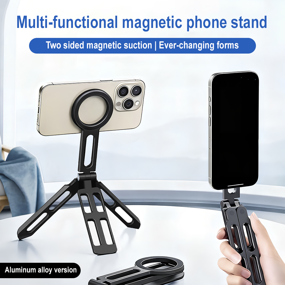 Photography Outdoor - Penyangga Ponsel Magnetik Empat-sumbu 360 °