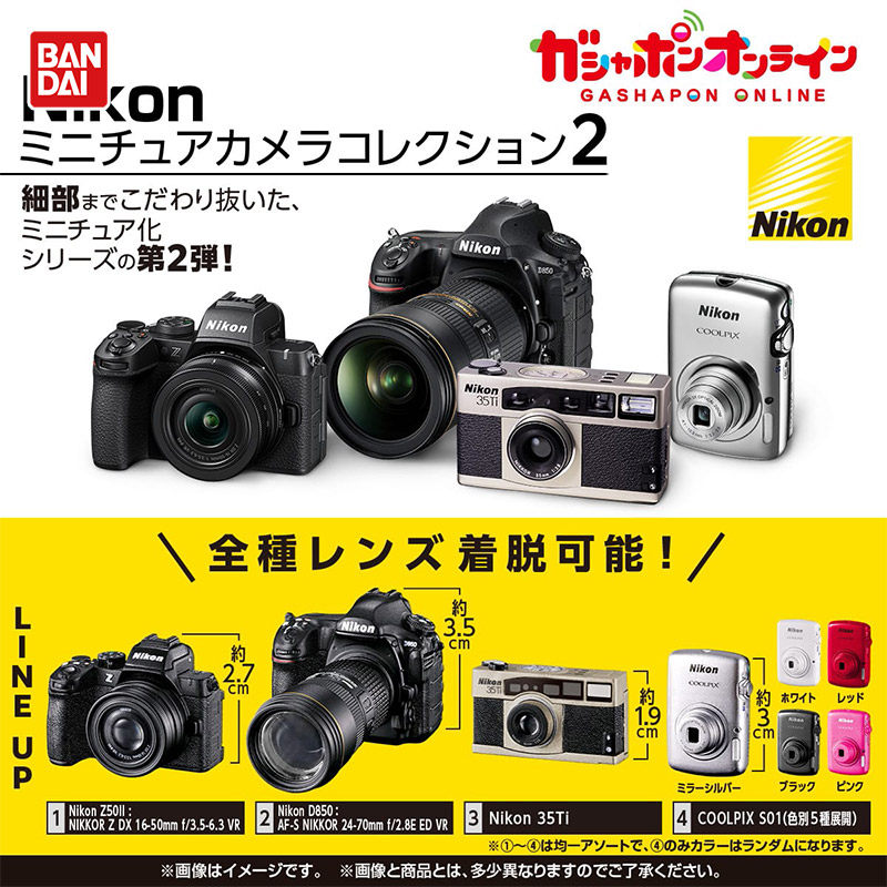 Bandai Miniatur Kamera Simulas - Photography Anime ulasan dan harga