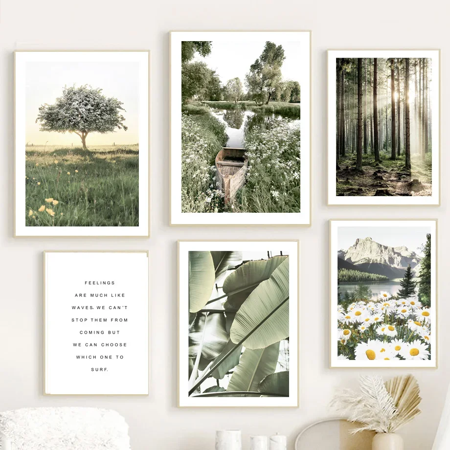 Lukisan Kanvas Seni Dinding Pe - Photography Nature ulasan dan harga