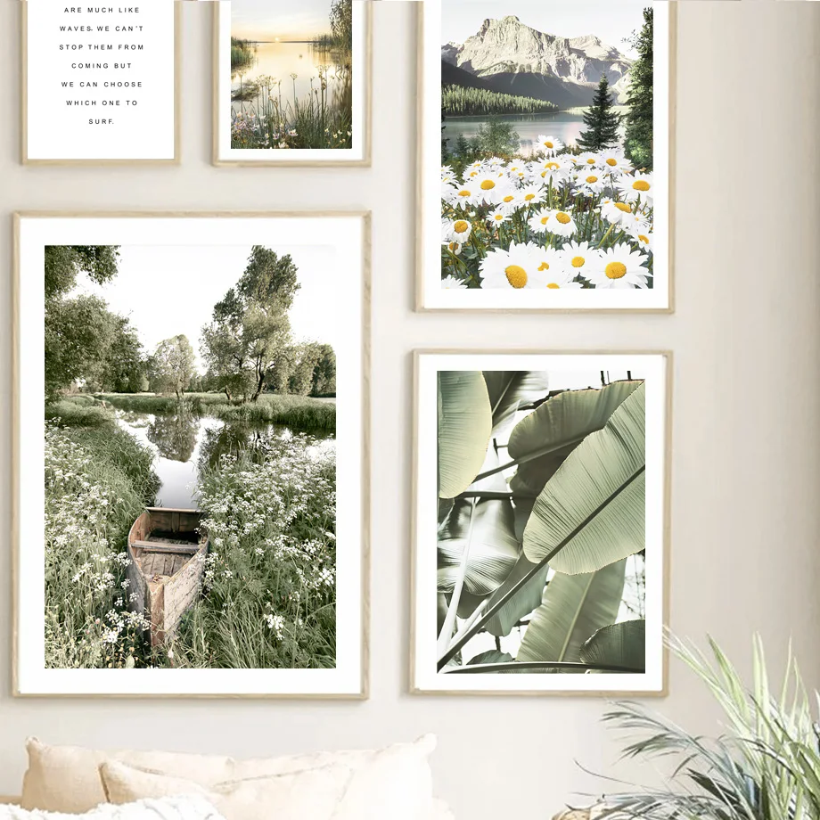 Lukisan Kanvas Seni Dinding Pe - Photography Nature ulasan dan harga
