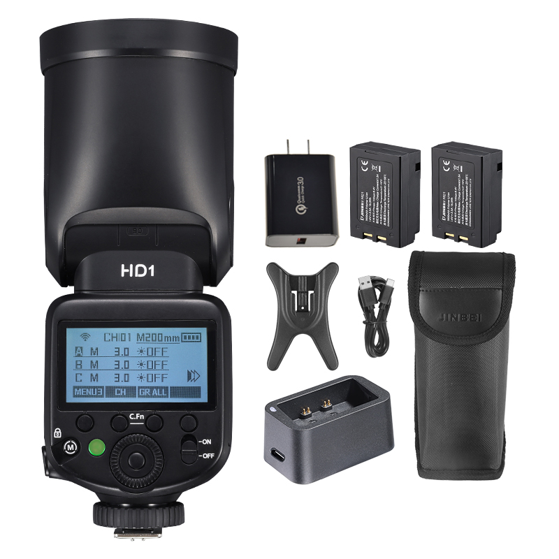 JINBEI HD-1 Round-head HSS Spe - Photography Outdoor ulasan dan harga