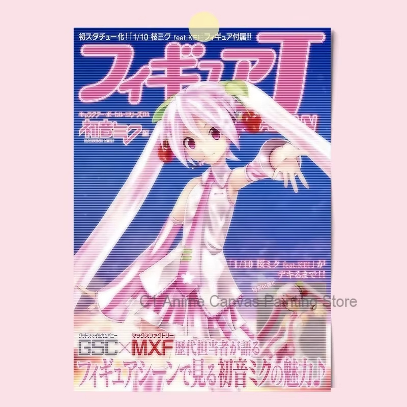 1 Buah Poster Anime Hatsune Mi - Photography Studio ulasan dan harga