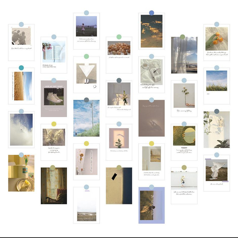 30Pcs Set Stiker Poster Esteti - Photography Studio ulasan dan harga