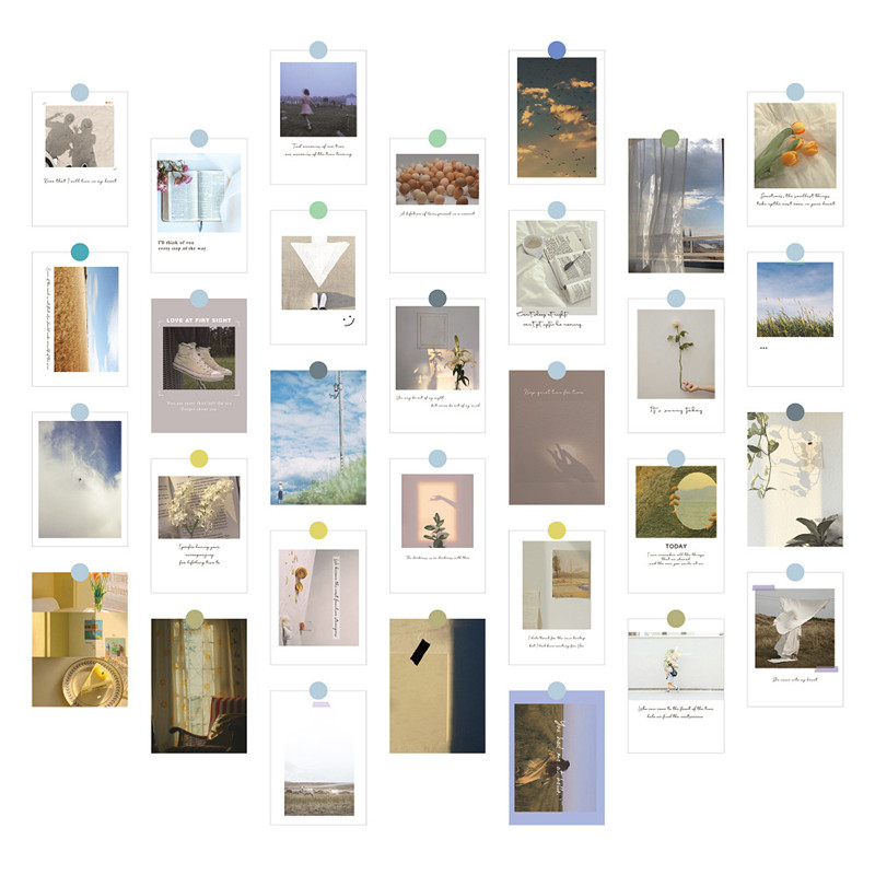 30Pcs Set Stiker Poster Esteti - Photography Studio ulasan dan harga