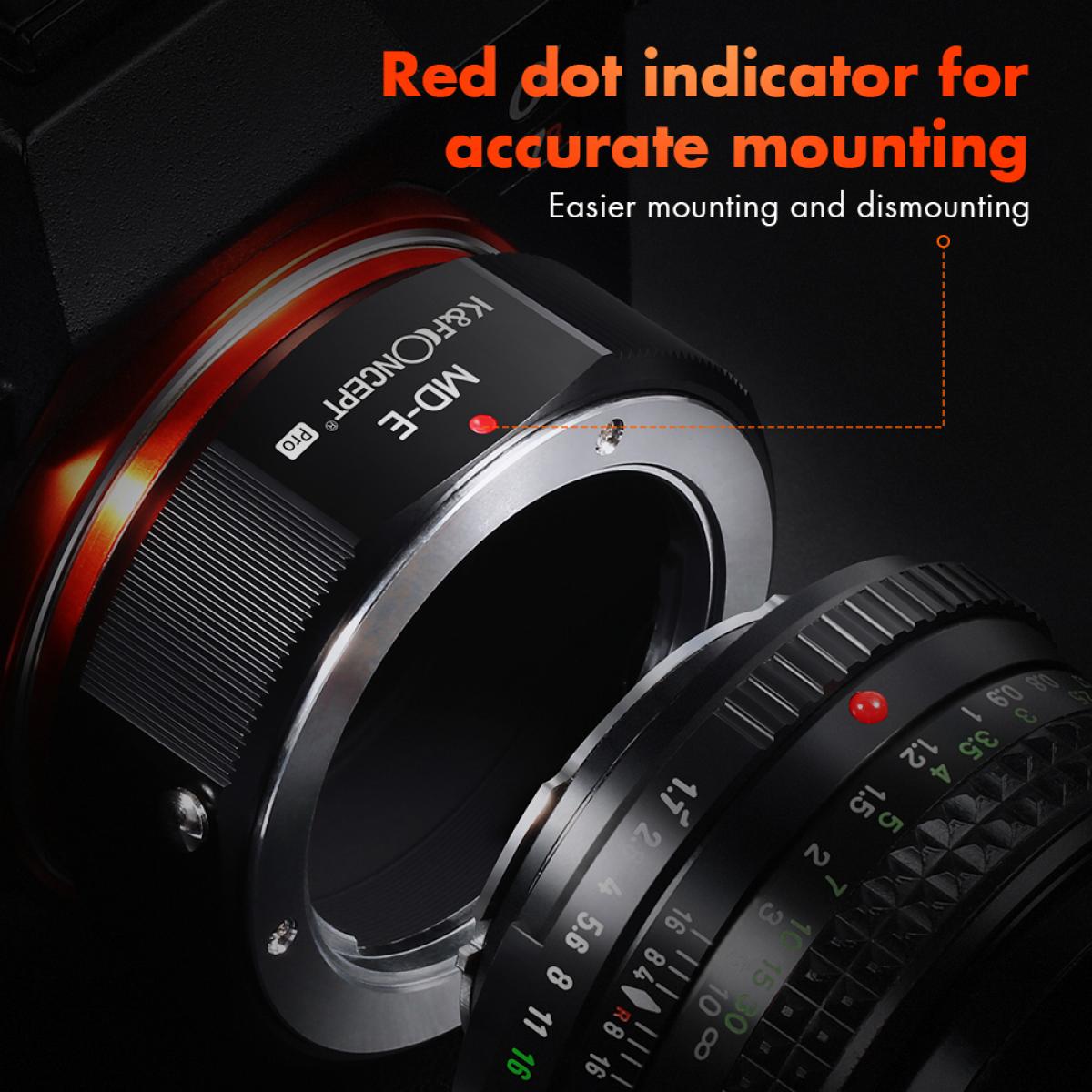 K&F CONCEPT MD ke NEX Lens Mou - Macro Extension Tube ulasan dan harga
