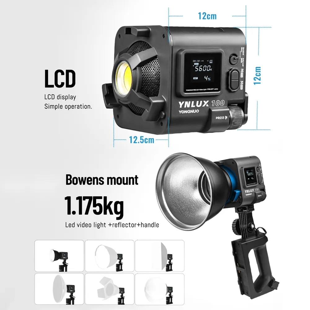 YONGNUO YNLUX100 100W 3200K-56 - Photography Studio ulasan dan harga