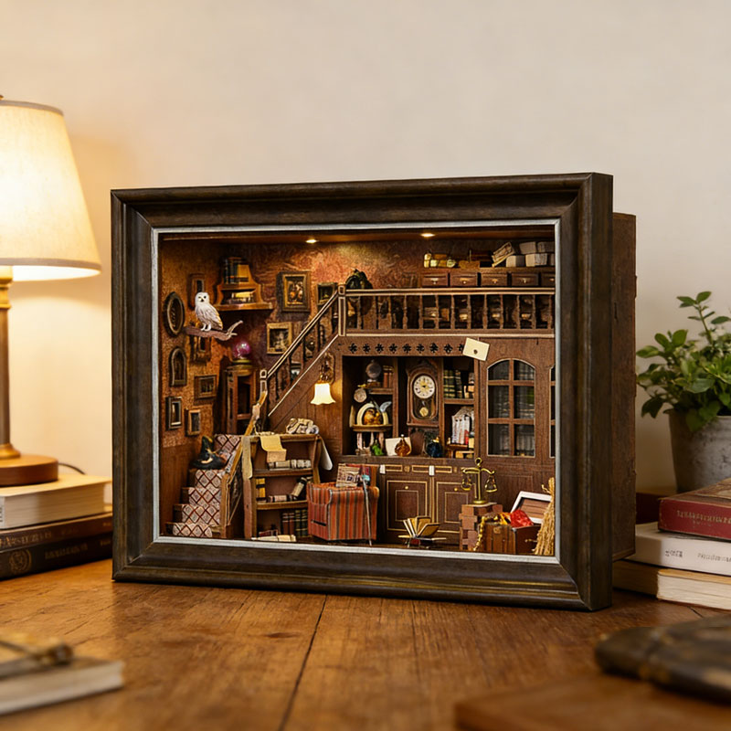 Kit DIY 3D Rak Buku Kayu Minia - Photography Hacks ulasan dan harga