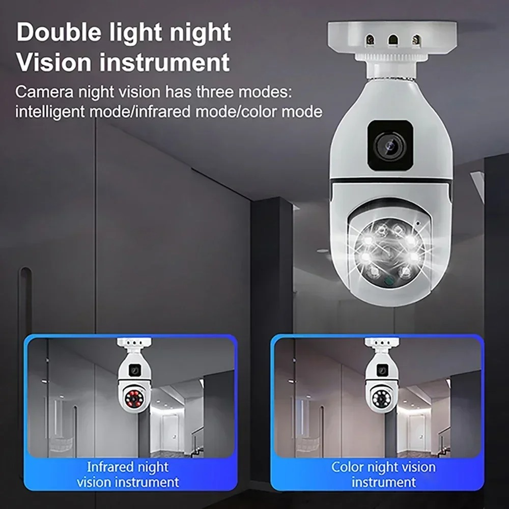 Kamera IP WiFi E27 Bulb Cam 8M - Photography Term ulasan dan harga
