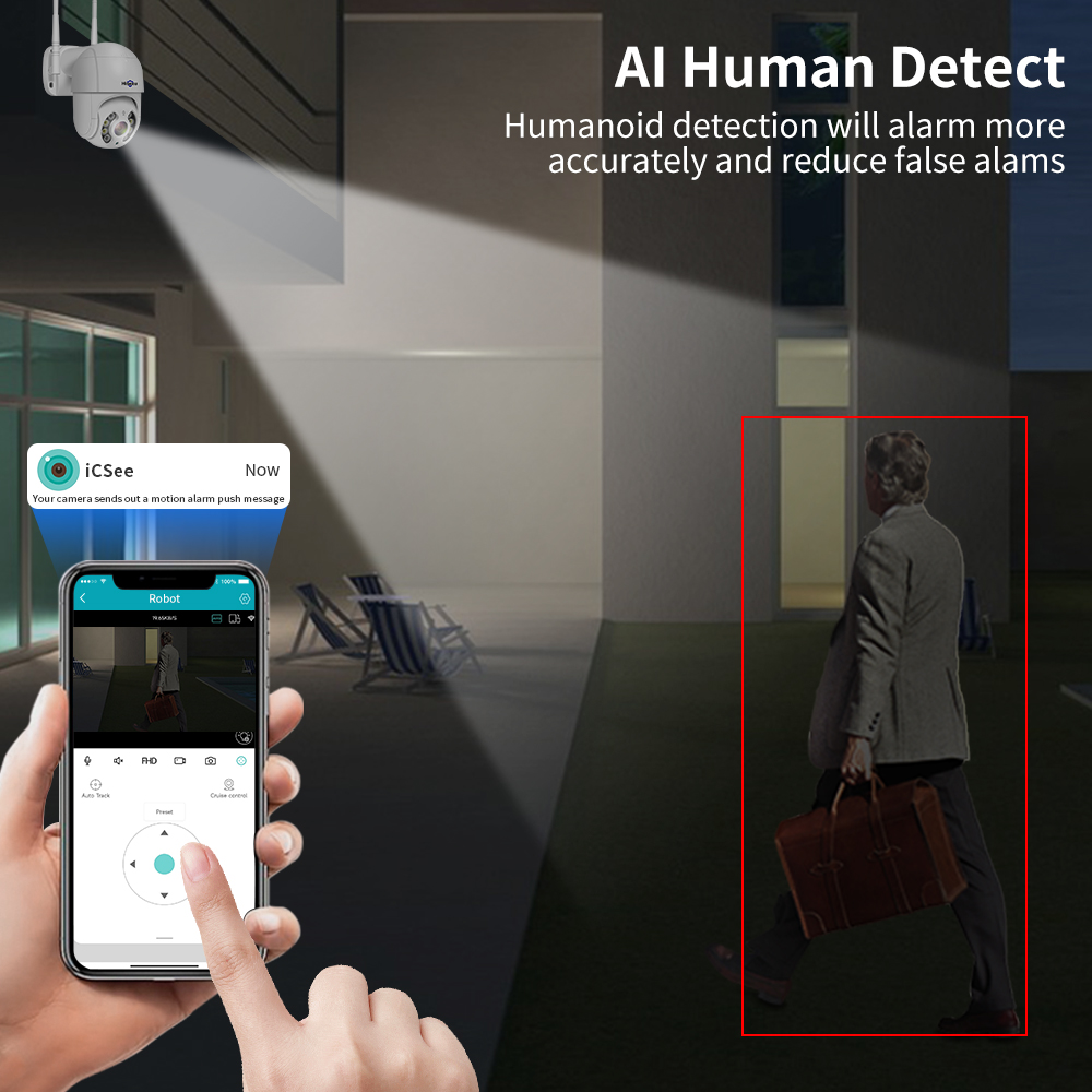 Hiseeu Kamera Wifi 8MP 4K PTZ  - Photography Term ulasan dan harga