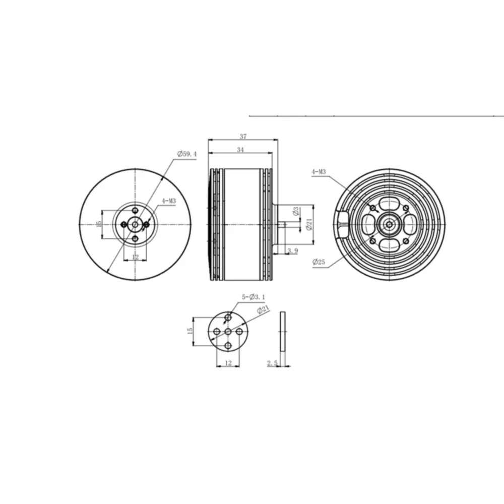 EA5416 Motor Tanpa Sikat Rotor - Photography Mapped ulasan dan harga