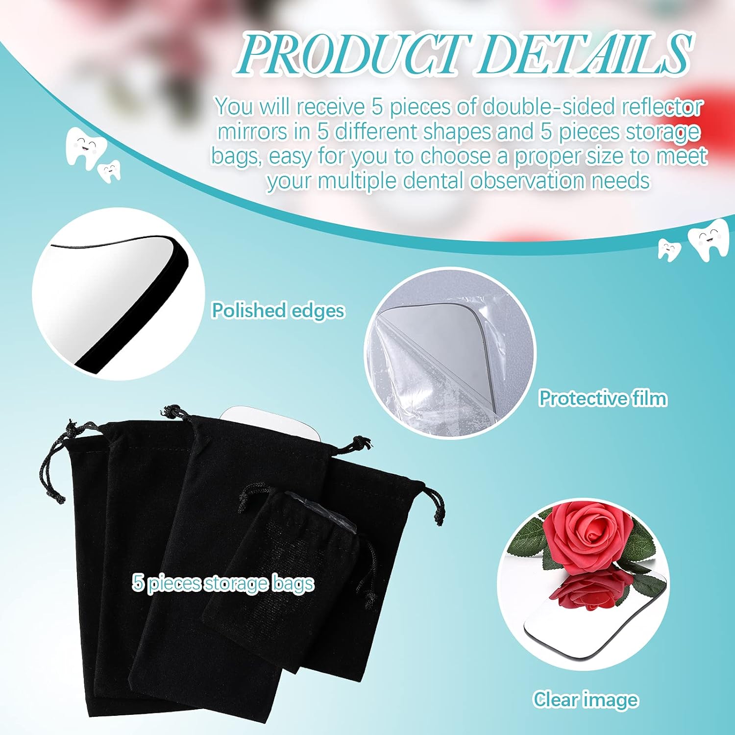 5 Buah Cermin Mulut Gigi Refle - Photography Dental ulasan dan harga