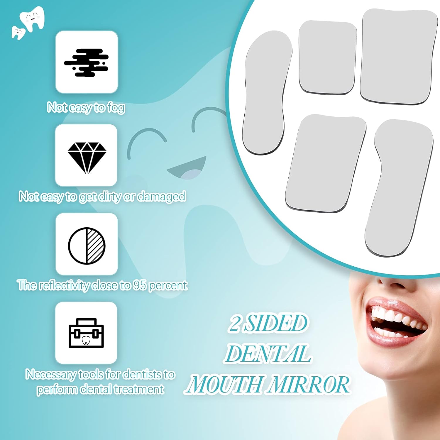 5 Buah Cermin Mulut Gigi Refle - Photography Dental ulasan dan harga